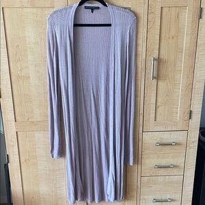 White House Black Market Lilac Knit Sweater